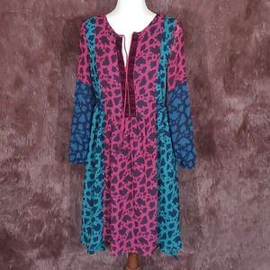 Matilda Jane Floral Sheer Sleeve Dress